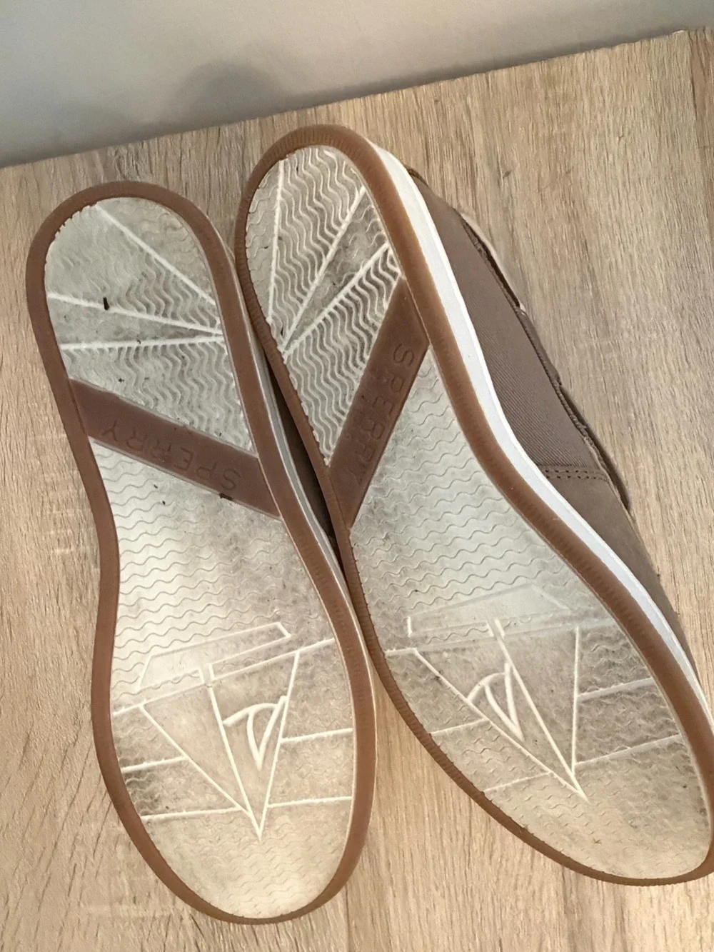 Sperry Tan Boat Shoes Leather Shoes Size 8.5
